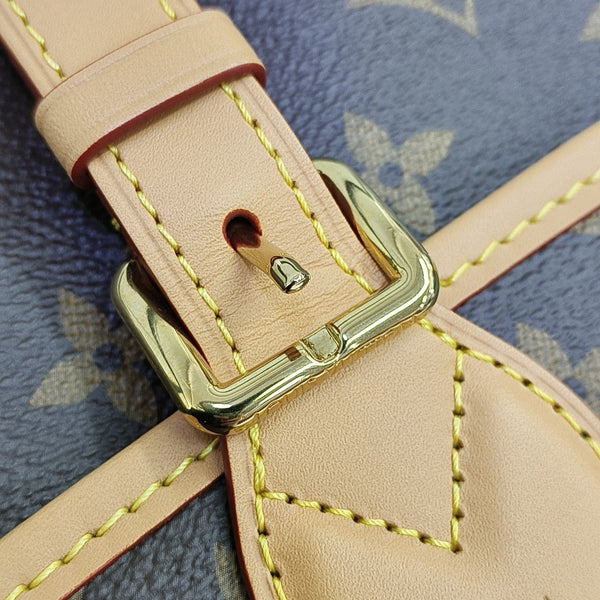 DIANE Monogram Coated Canvas Brown