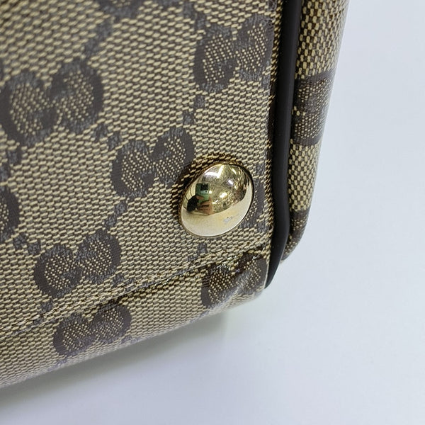 Monogram Coated Canvas Shoulder Bag Beige