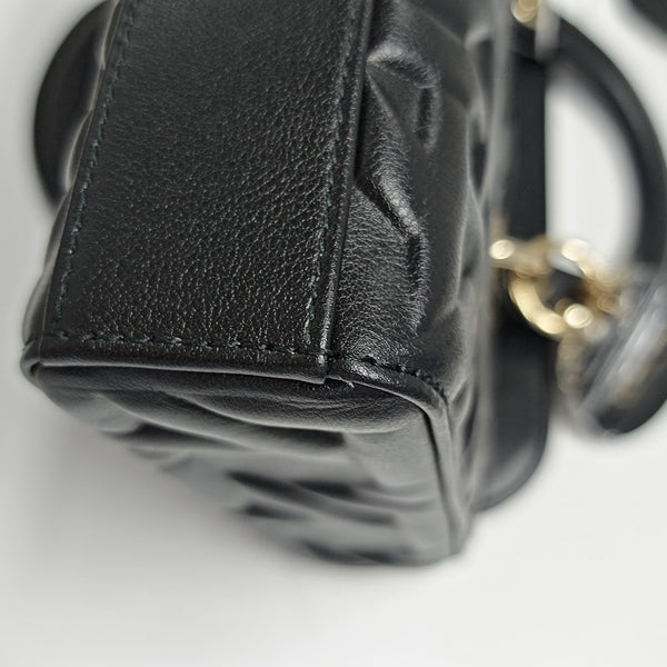 Lady D-Joy Medium Calfskin Black