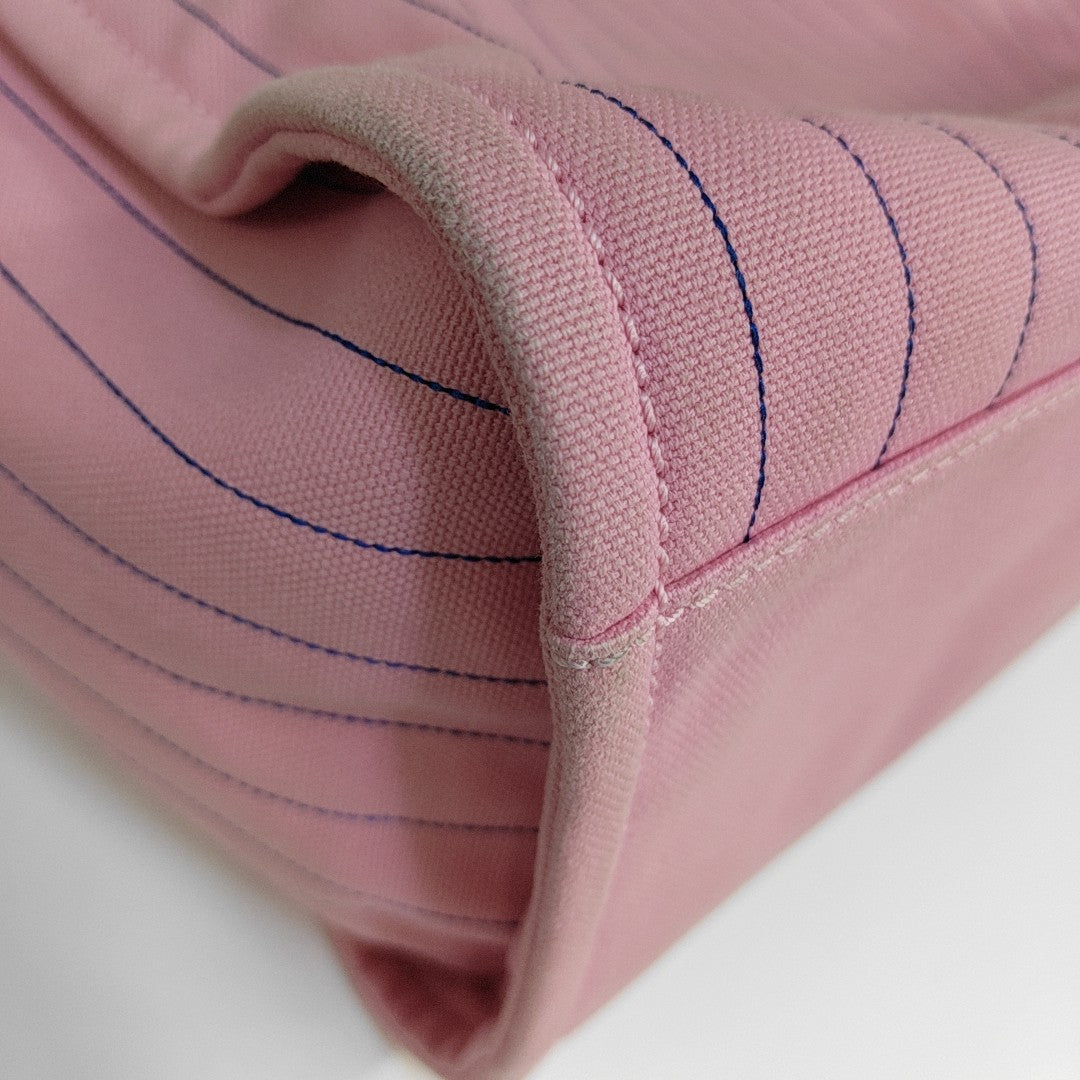 DEAUVILLE Large Quilted Canvas Pink