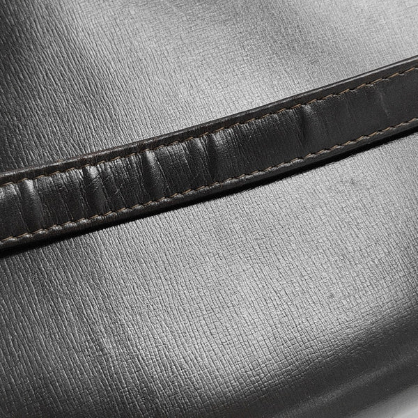 Calfskin Top Handle Bag Black