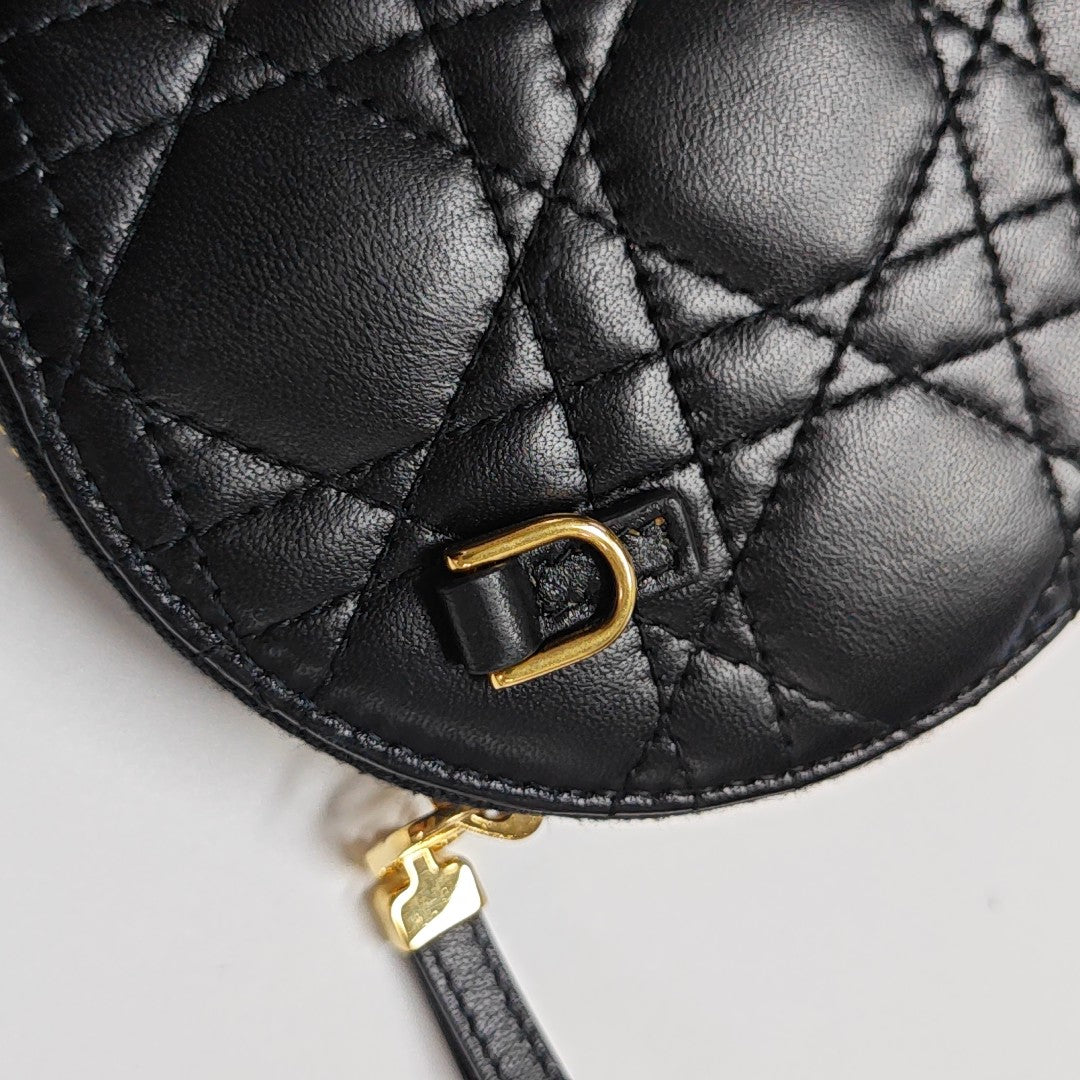 Dior Caro Cannage Lambskin Black