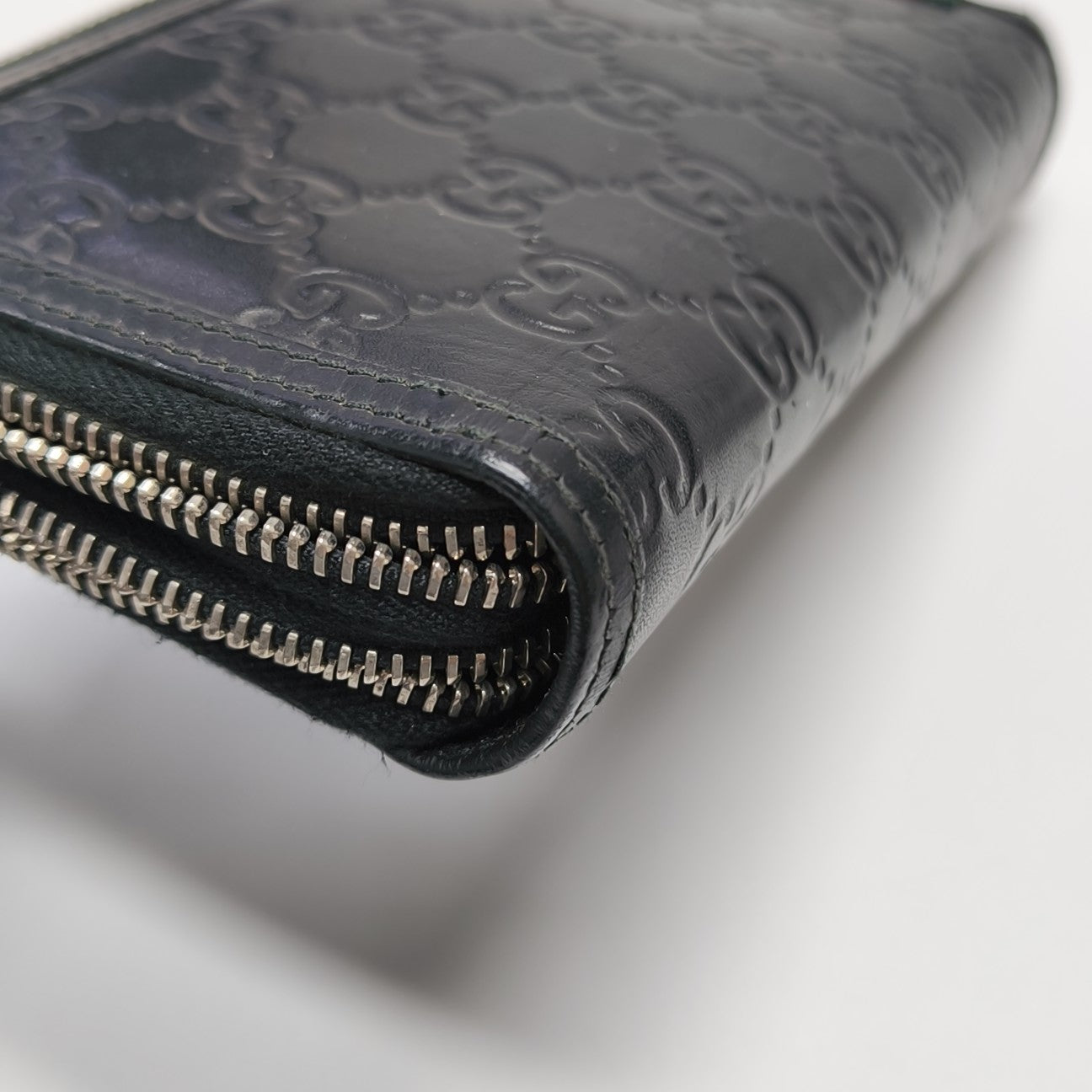 Monogram Calfskin Wallet Black