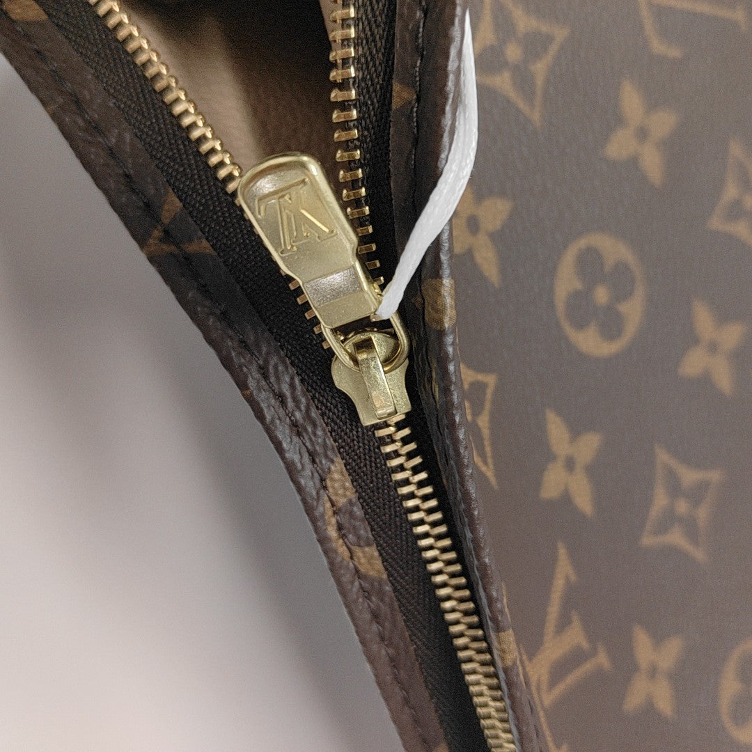 TOILET POCKET 26 Monogram Coated Canvas Brown