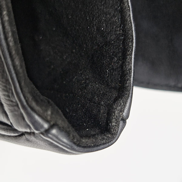 NEW WAVE PM Quilted Calfskin Black