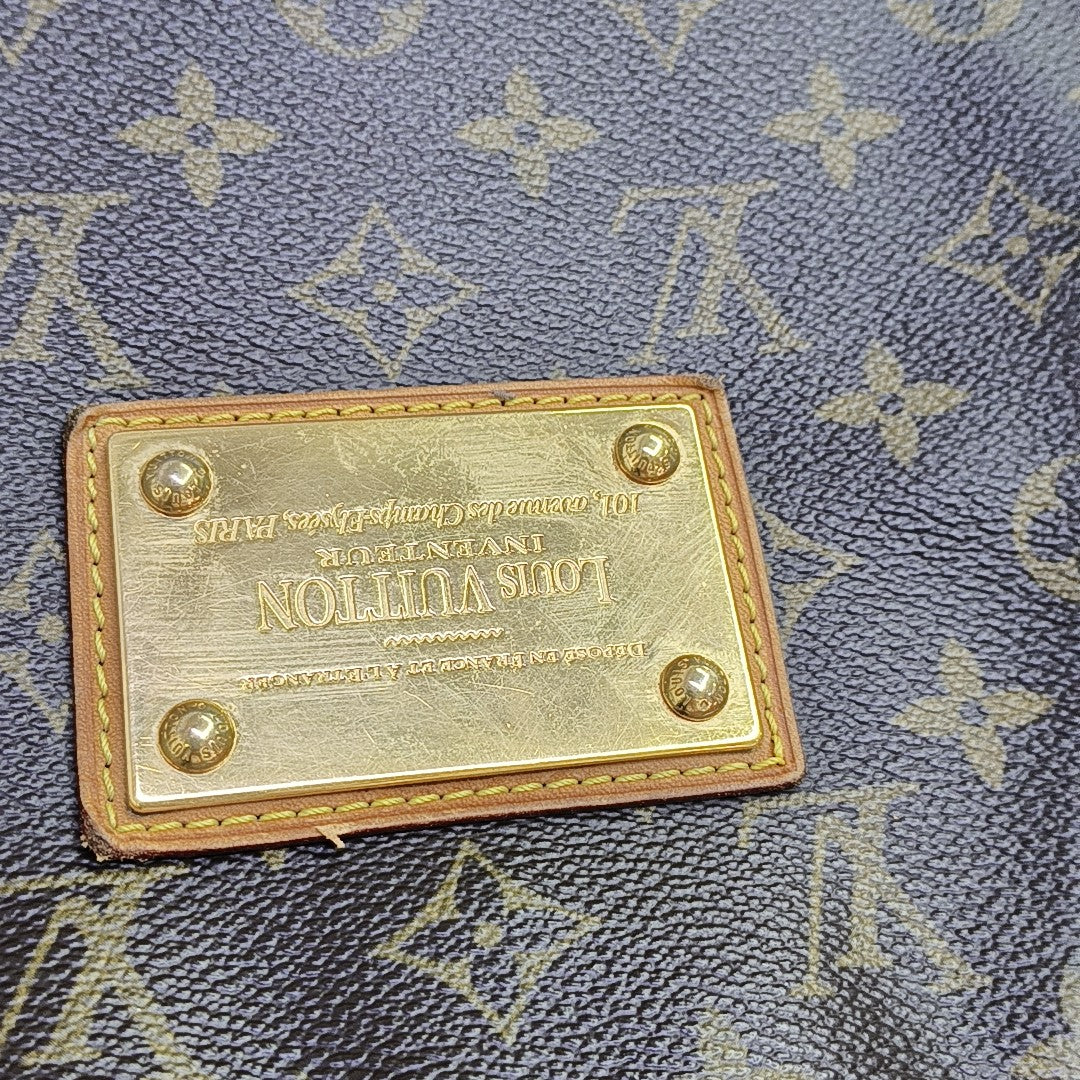 GALLIERA Monogram Coated Canvas Brown