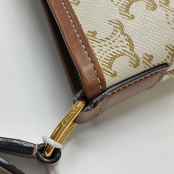 TRIOMPHE CANVAS Small Coated Canvas Beige