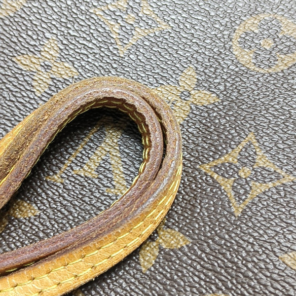 NEVERFULL MM Monogram Coated Canvas Brown