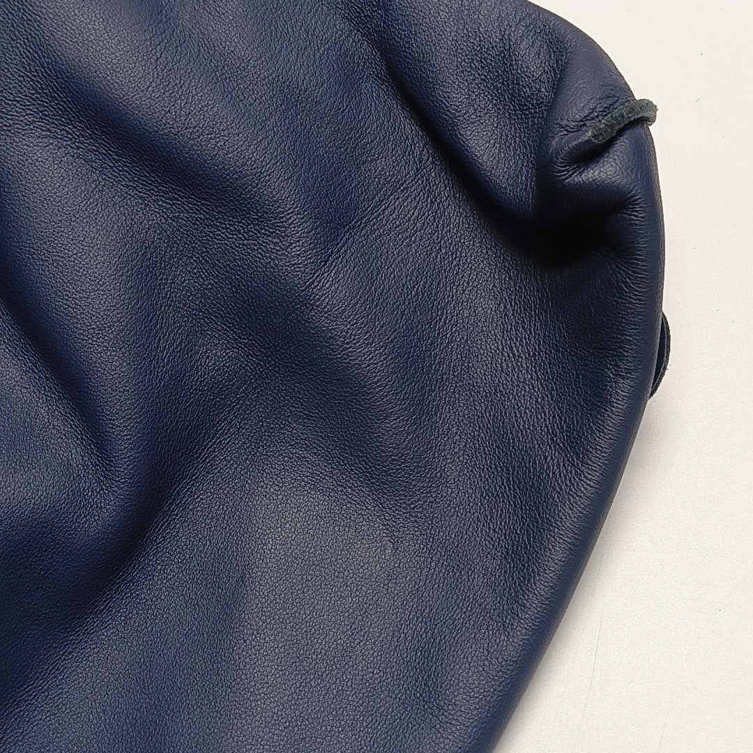 Calfskin Shoulder Bag Blue