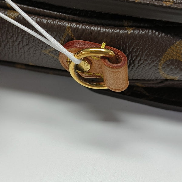 MÉTIS MM Monogram Coated Canvas Brown