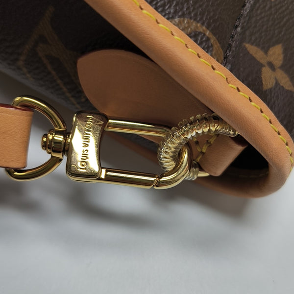 DIANE Monogram Coated Canvas Brown