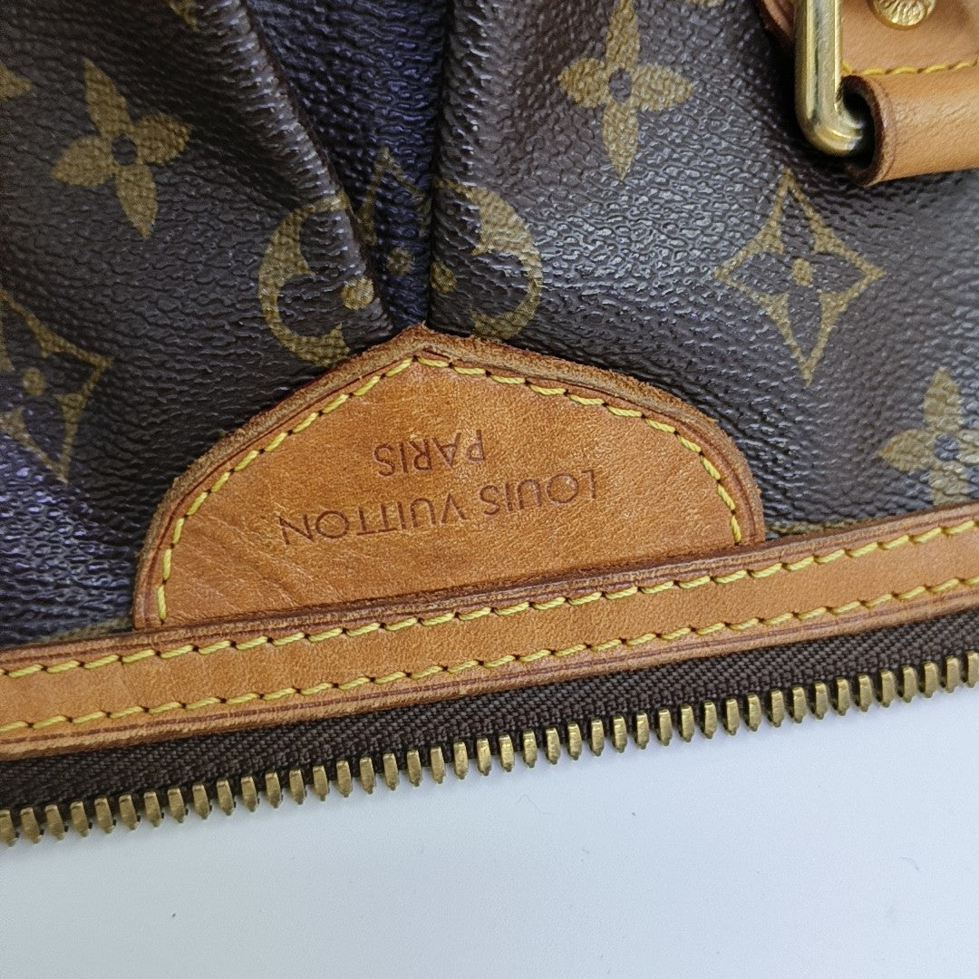 PALERMO PM Monogram Coated Canvas Brown