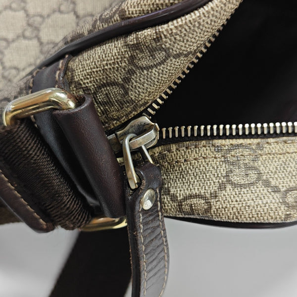 GG Supreme Monogram Coated Canvas Black