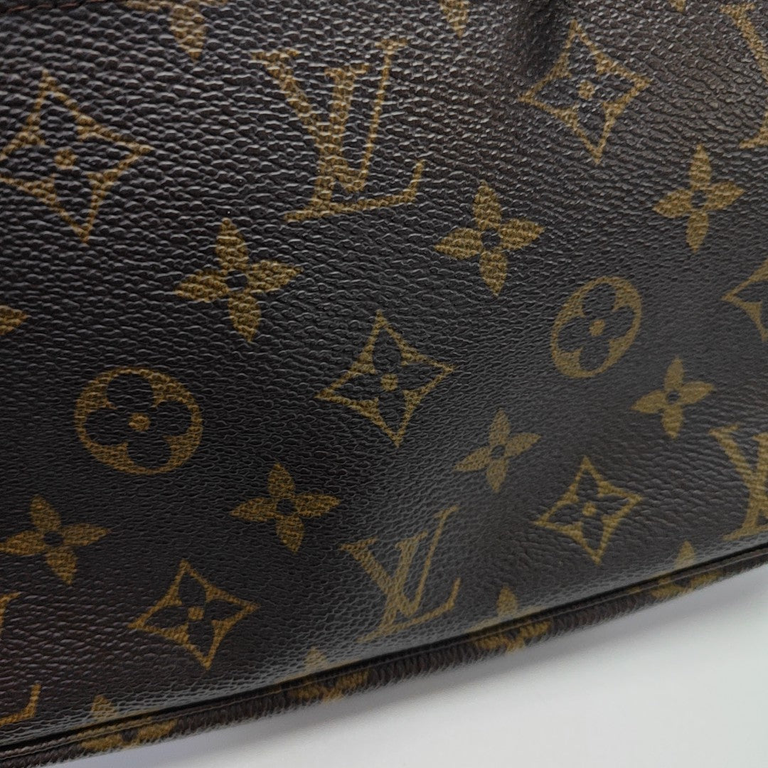 ACCESSOIRES Monogram Coated Canvas Brown