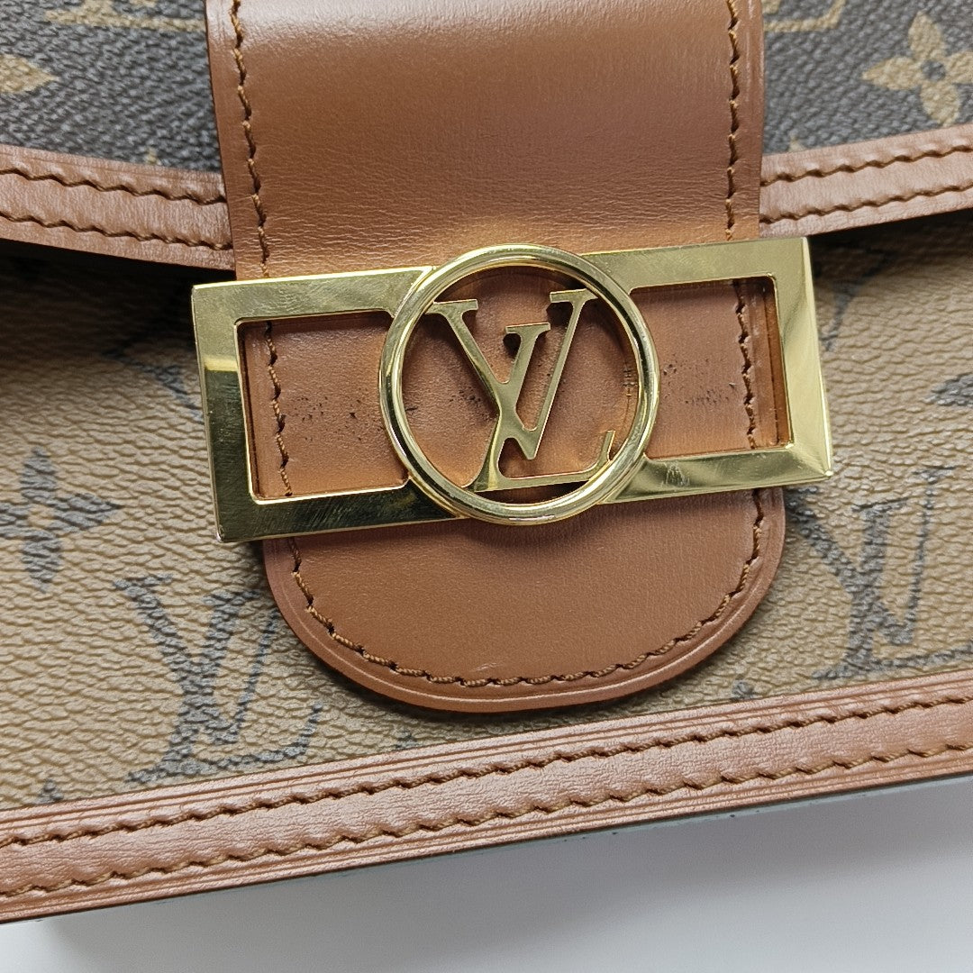 DAUPHINE Mini Coated Canvas Brown