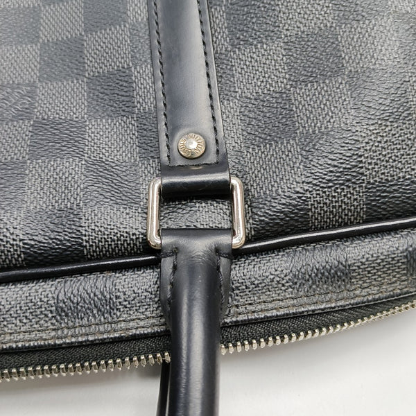 PORTE-DOCUMENTS PM Damier Graphite Coated Canvas Black
