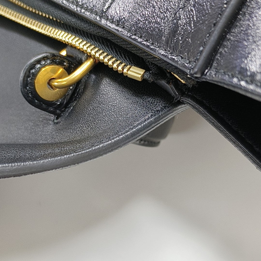 BELT Mini Quilted Calfskin Black