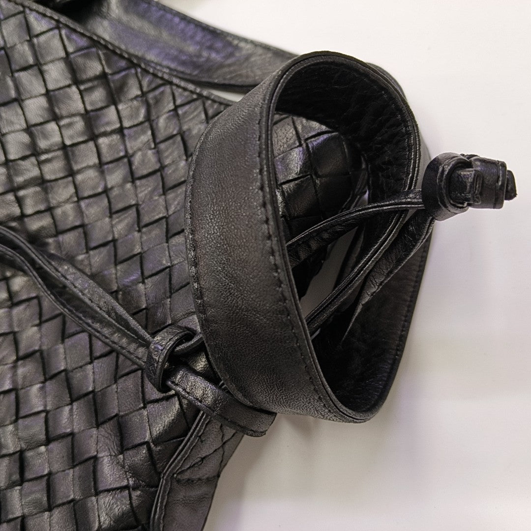 Lambskin Shoulder Bag Black