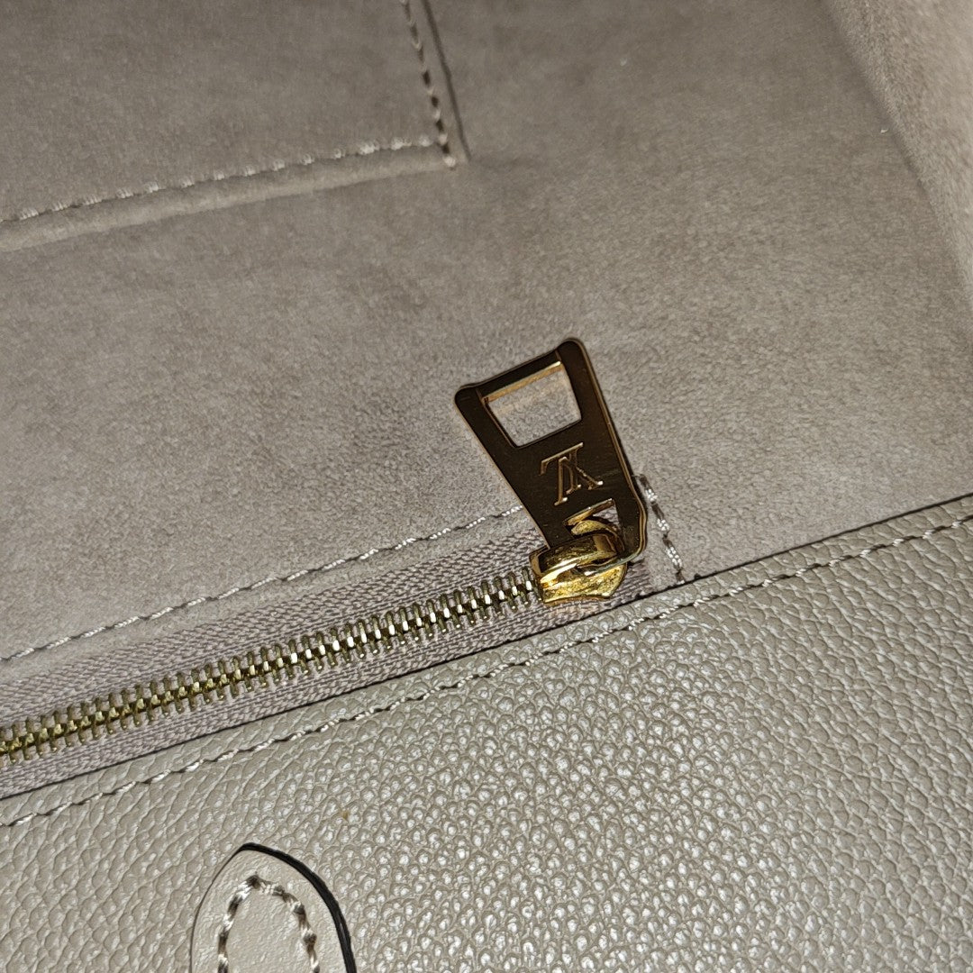 ONTHEGO MM Monogram Calfskin Gray