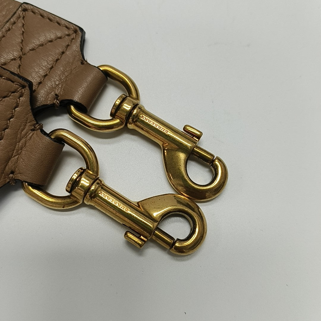 Calfskin Shoulder Bag Brown