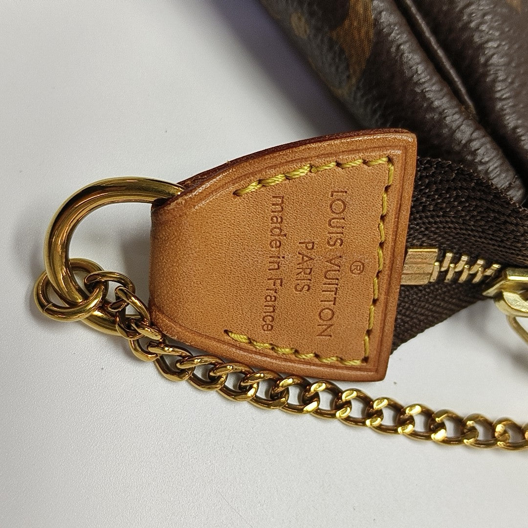 ACCESSOIRES Mini Monogram Coated Canvas Brown