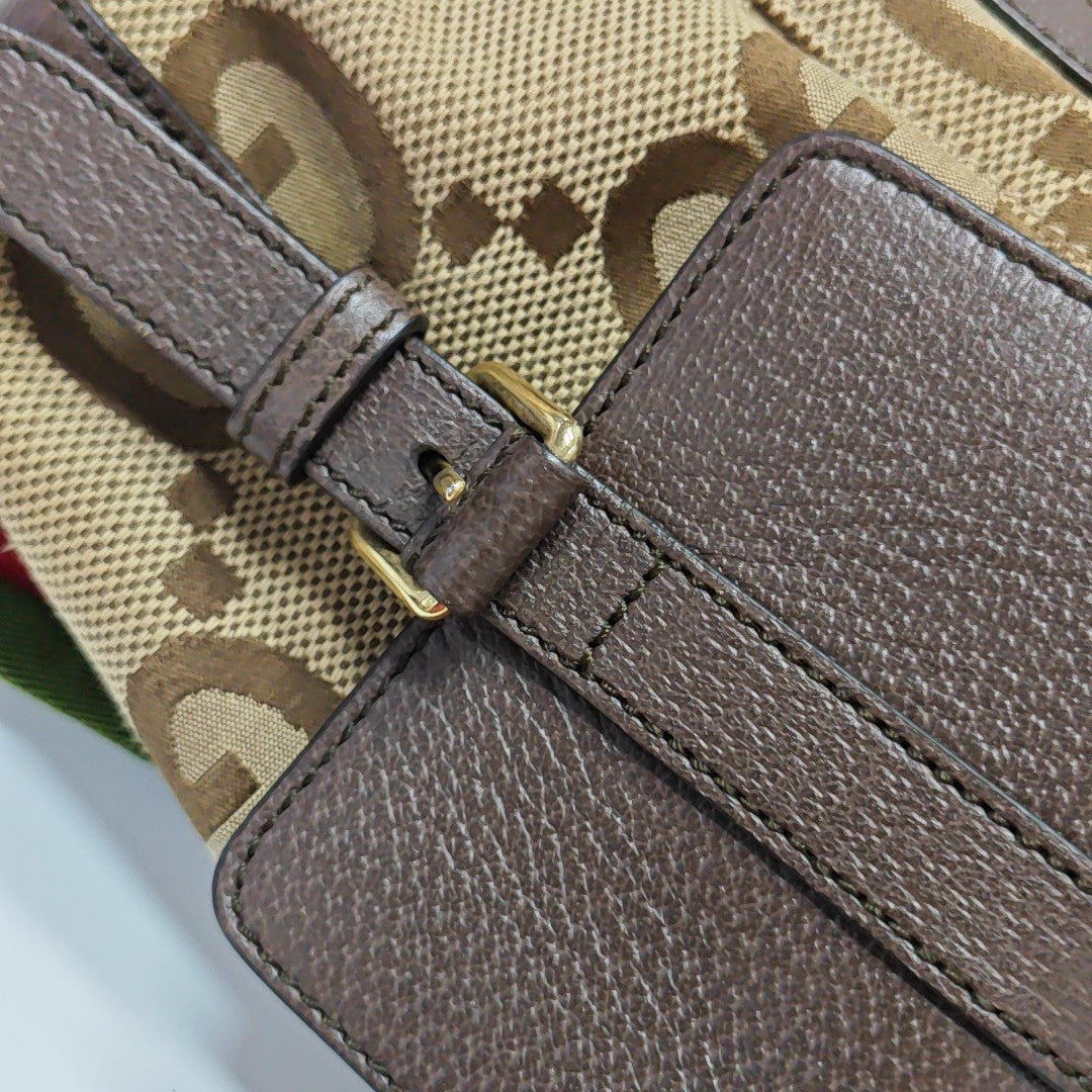 Monogram Canvas Backpack Beige
