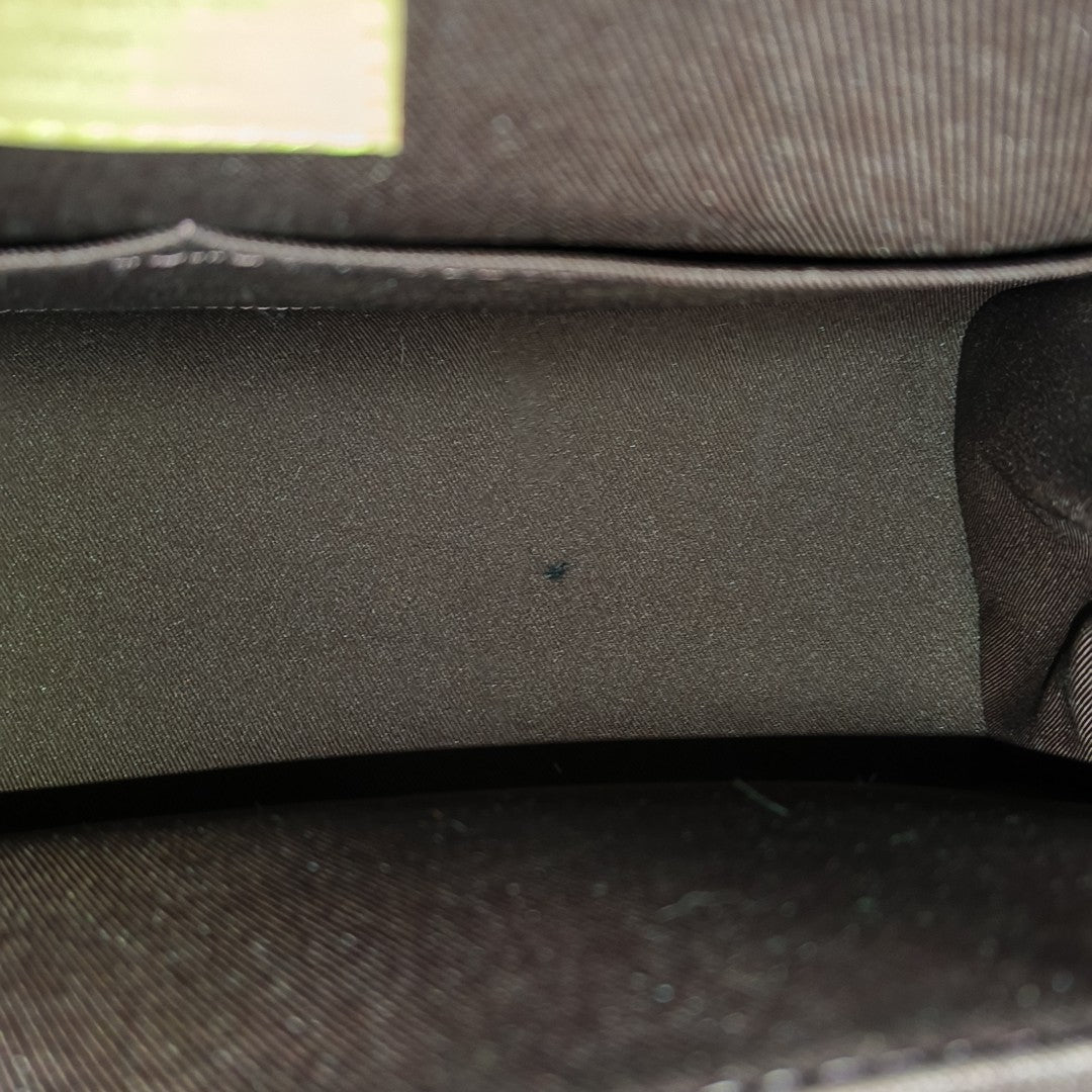 CLUNY MM Monogram Coated Canvas Brown