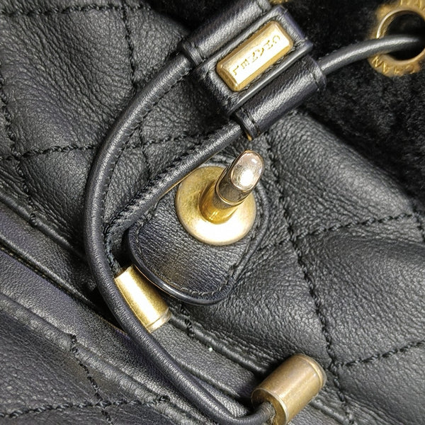 Quilted Lambskin Black