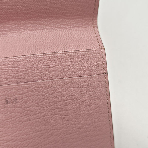 Clic Chèvre Mysore Pink Card Holder