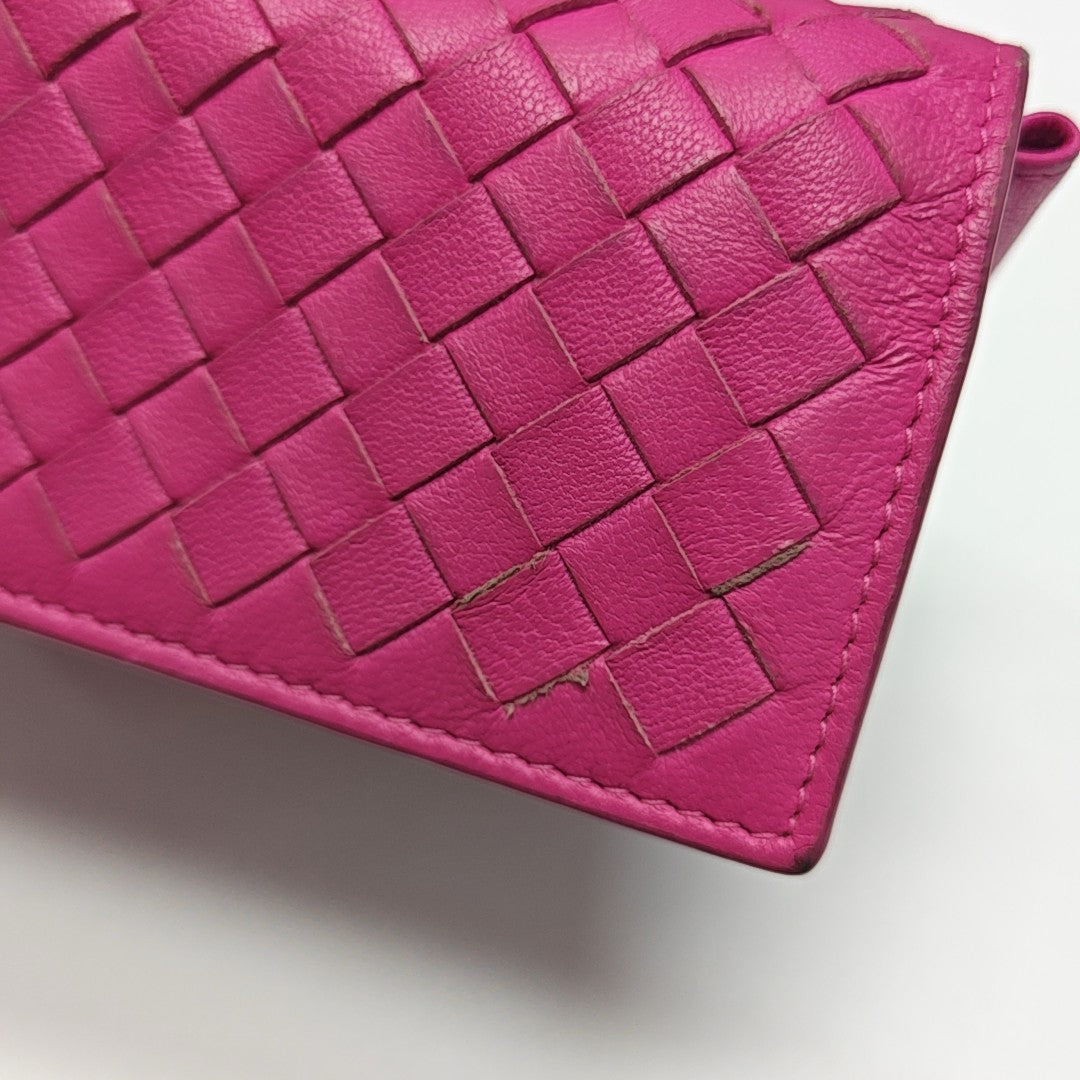 Lambskin Wallet Red