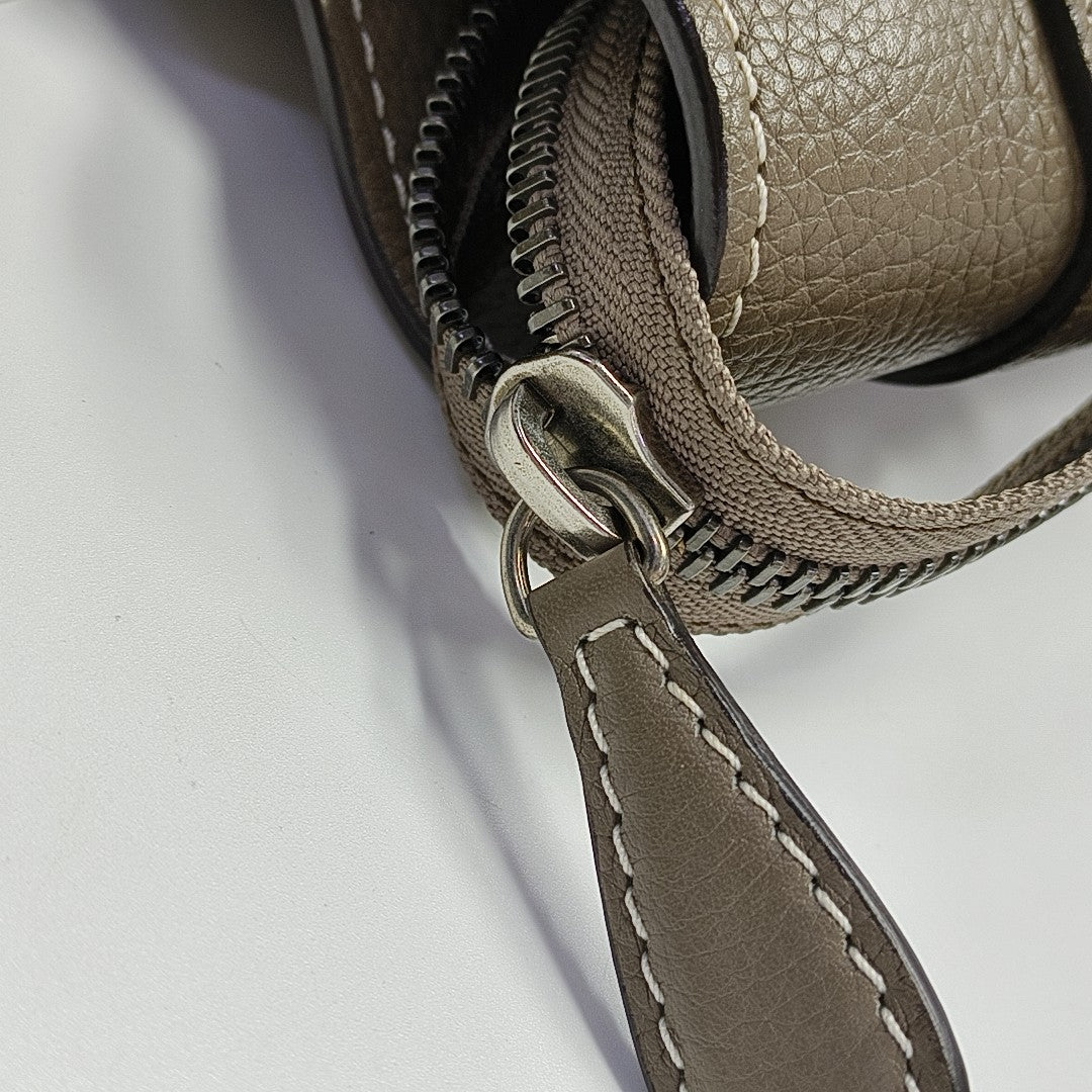 LUGGAGE Micro Calfskin Gray