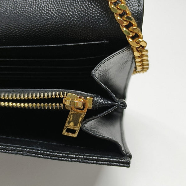 MONOGRAM Medium Chevron Calfskin Black