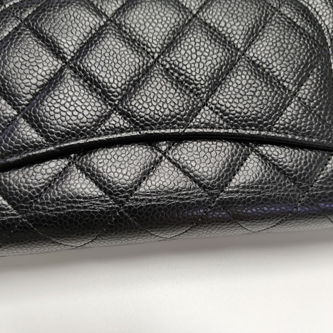 WOC Quilted Calfskin Black