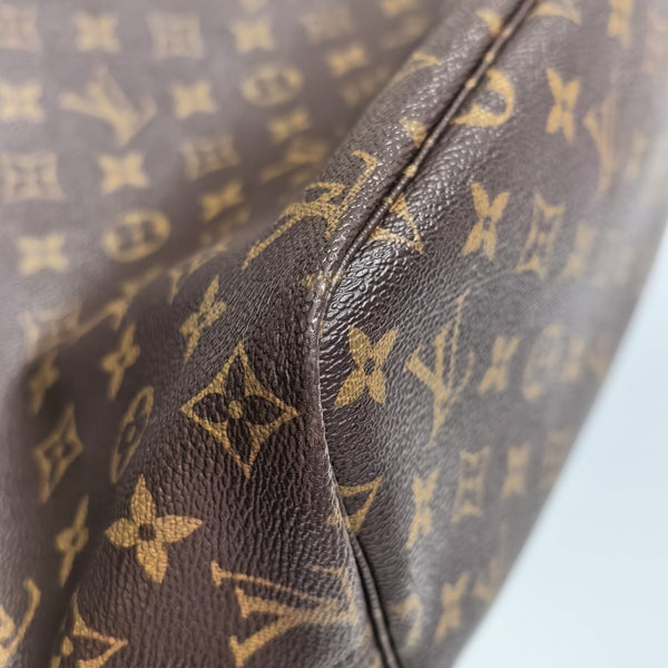NEVERFULL MM Monogram Coated Canvas Brown