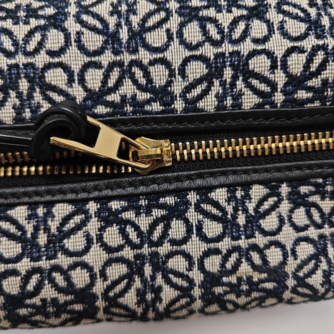 Monogram Canvas Top Handle Bag Blue