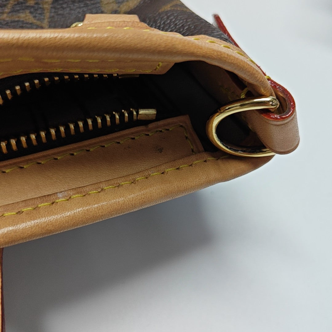 NEVERFULL BB Monogram Coated Canvas Brown