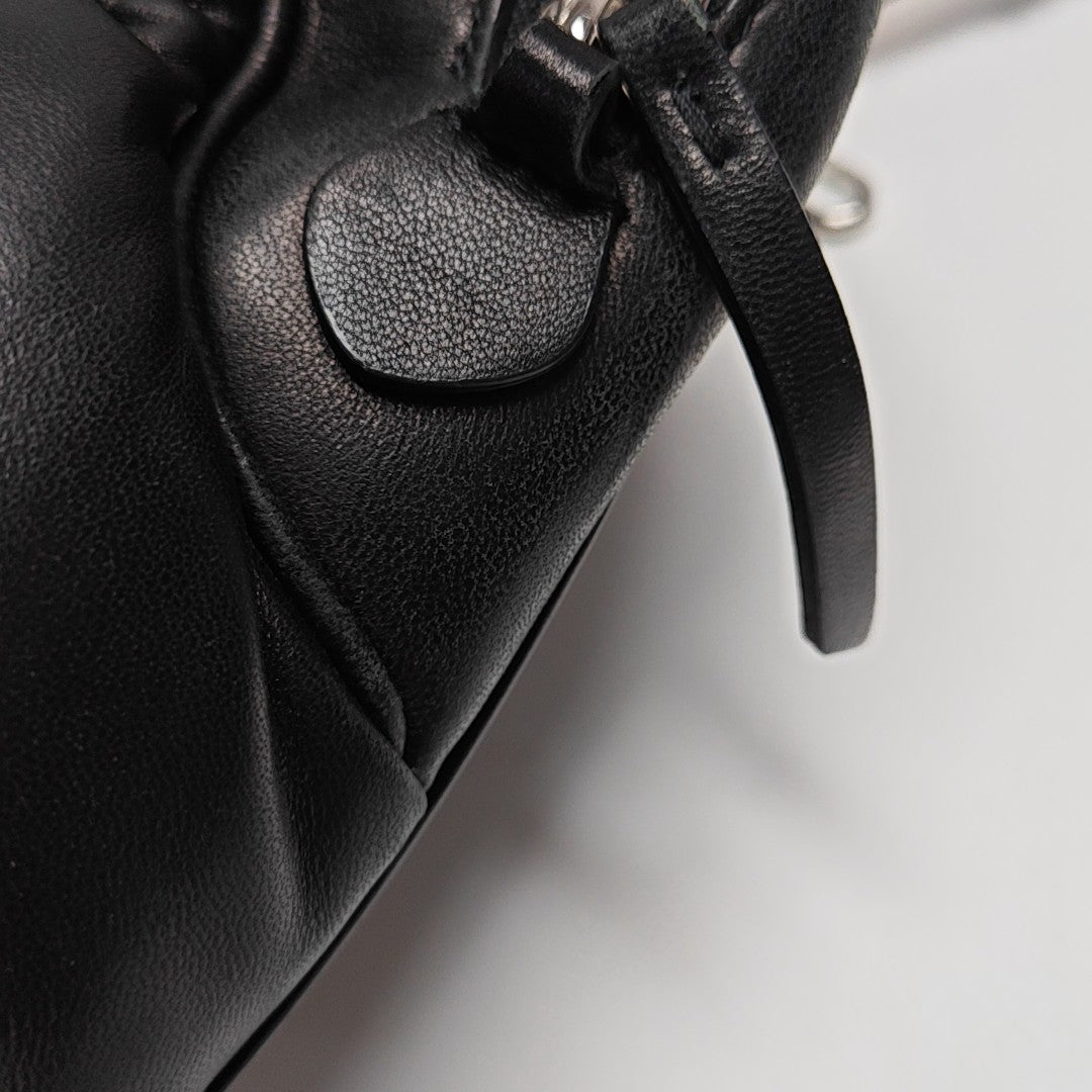 Leather Backpack Black