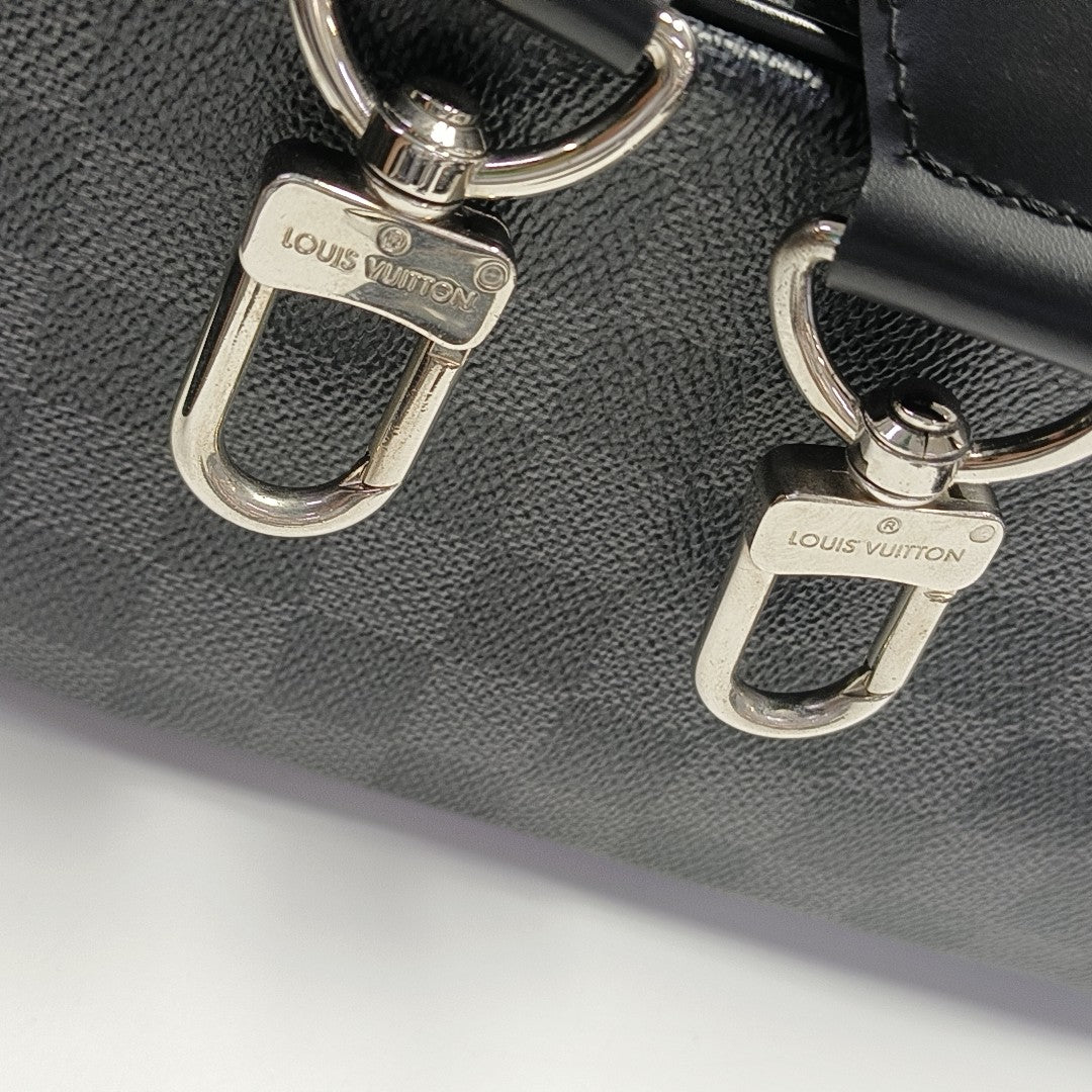 TADAO MM Damier Graphite Coated Canvas Gray