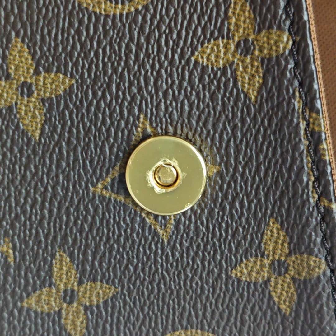 IVY Monogram Coated Canvas Brown