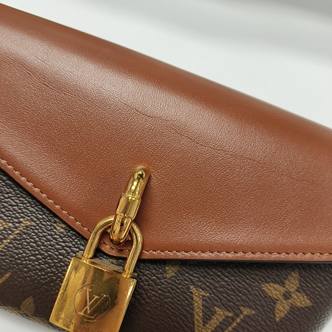 PADLOCK Monogram Coated Canvas Brown
