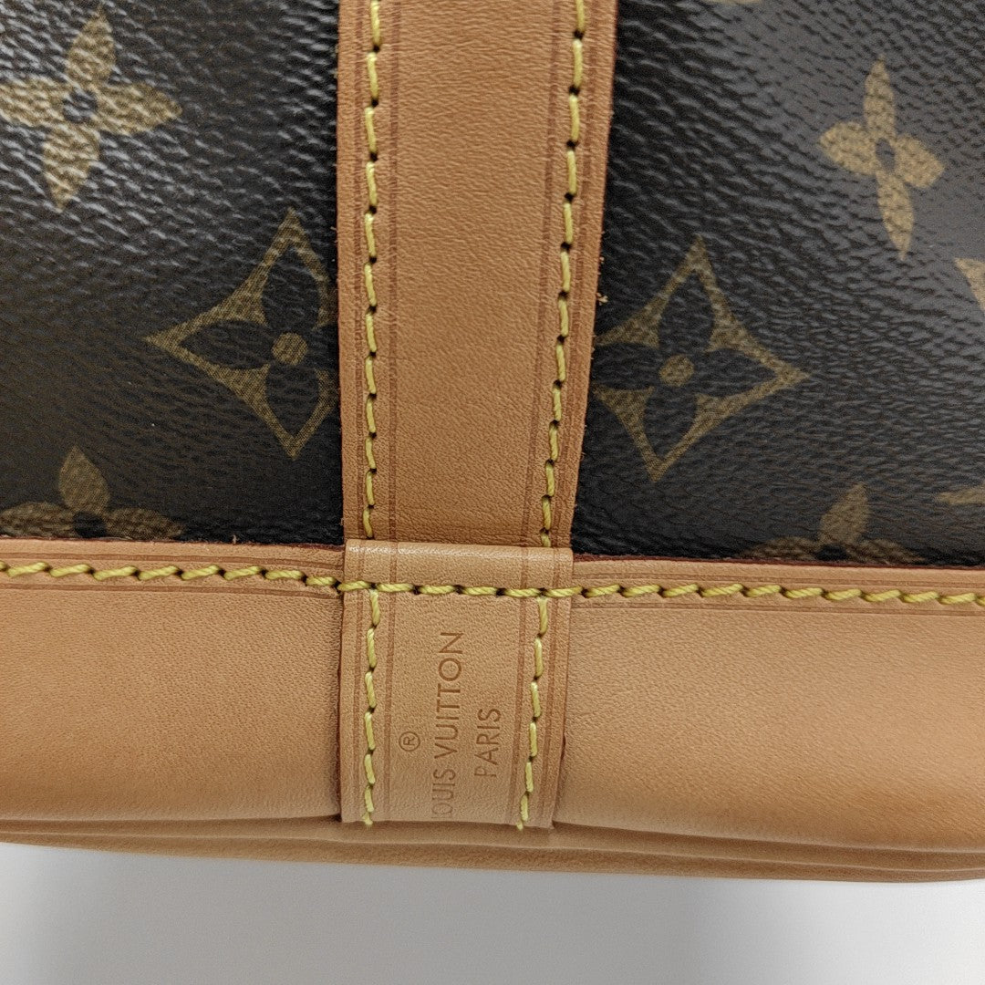 NOÉ MM Monogram Coated Canvas Brown