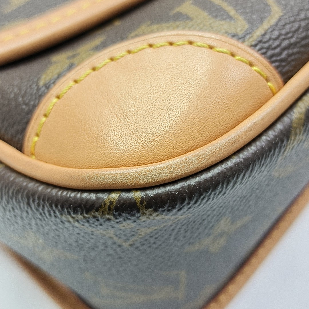 DIANE Monogram Coated Canvas Brown