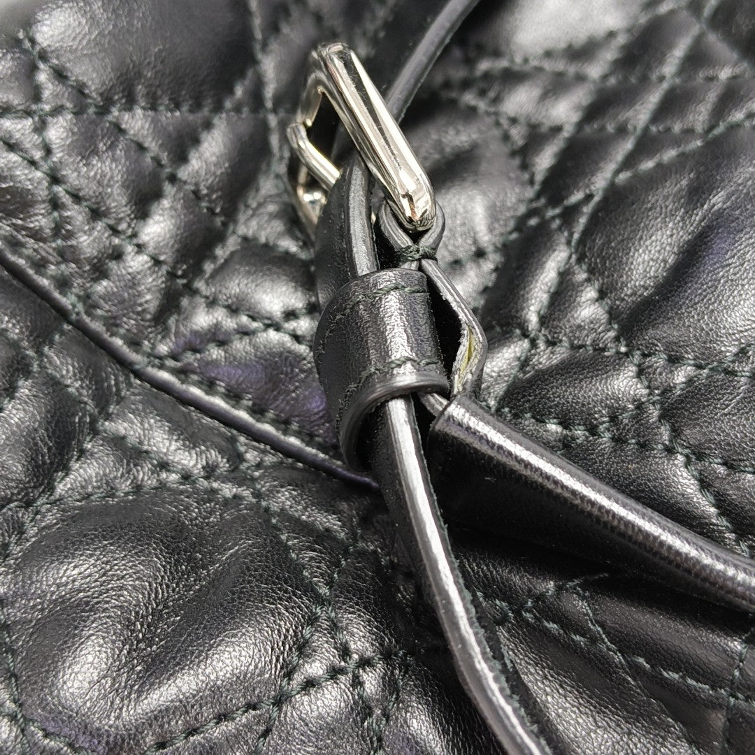 Cannage Calfskin Black