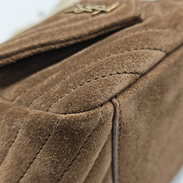 JOE Mini Chevron Suede Brown