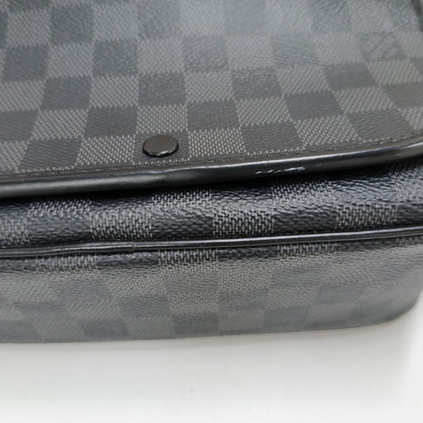 TOILETRY Damier Graphite Coated Canvas Gray