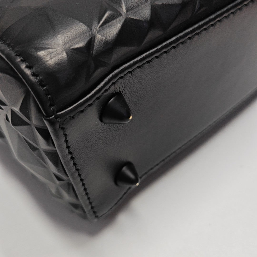 Lady Dior Small Cannage Calfskin Black