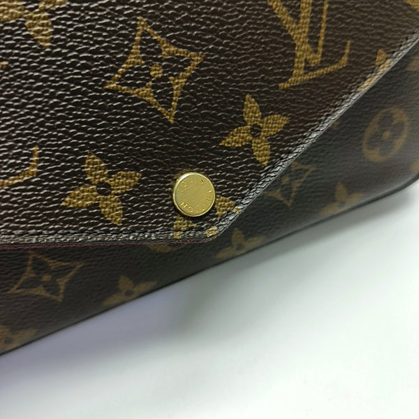 FÉLICIE Monogram Coated Canvas Brown
