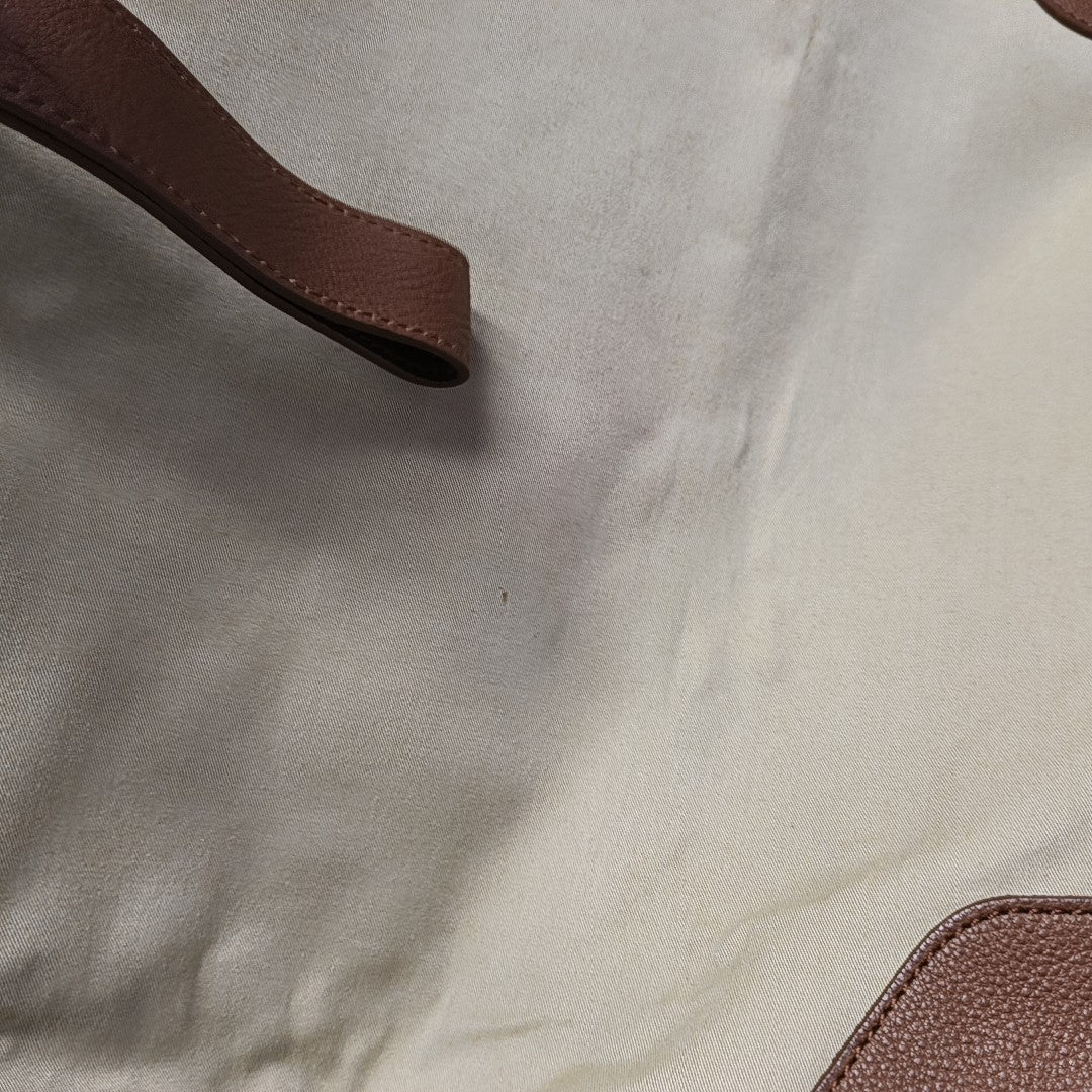 Fabric Tote Bag Beige
