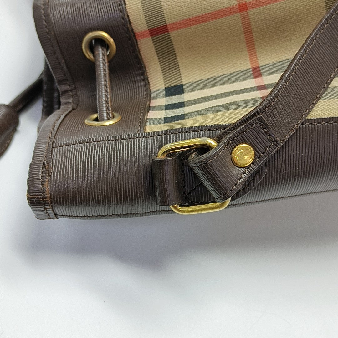 Canvas Bucket Bag Beige