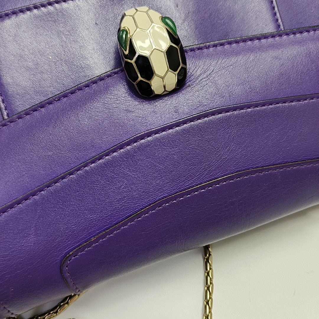 SERPENTI FOREVER Medium Calfskin Purple